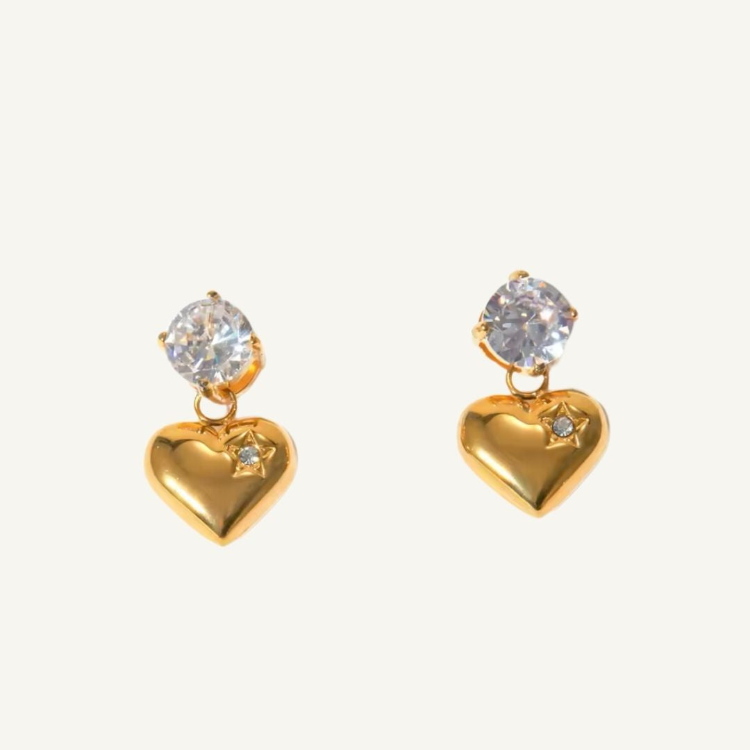 Heart Stud Earrings