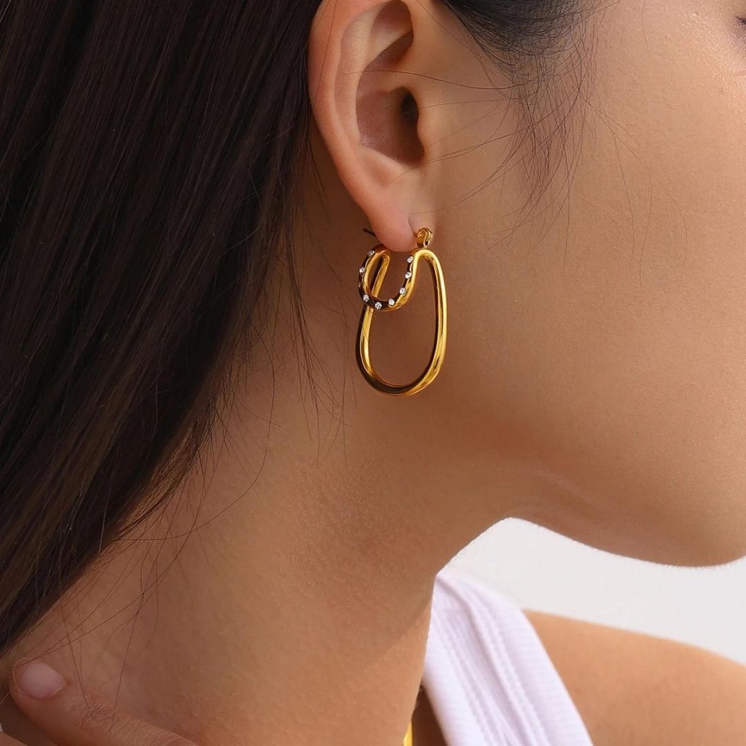 Double Layer Earrings