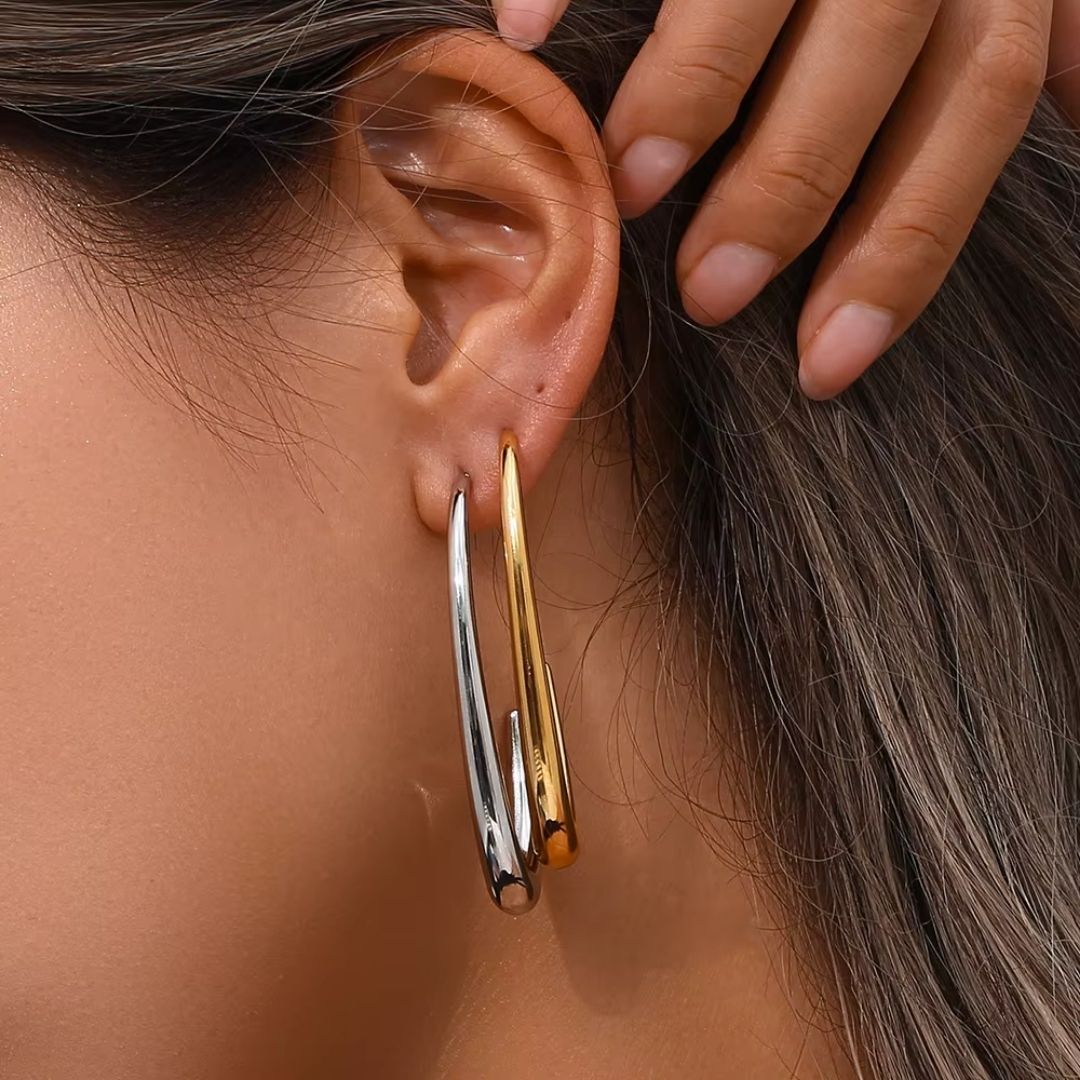 V Shape Earrings