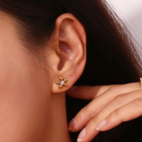 Flowers Stud Earrings