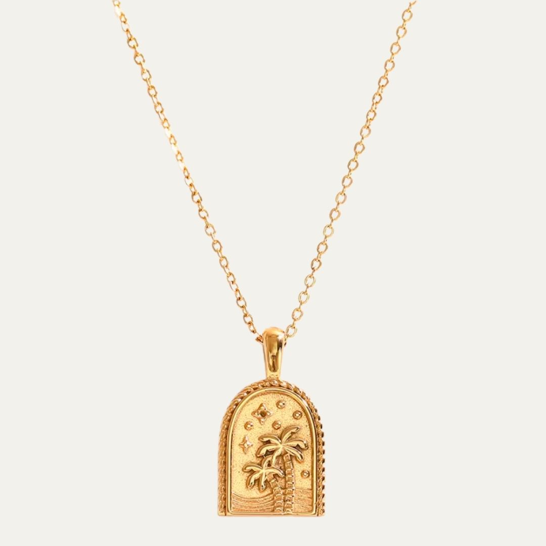 Palm Pendant Necklace