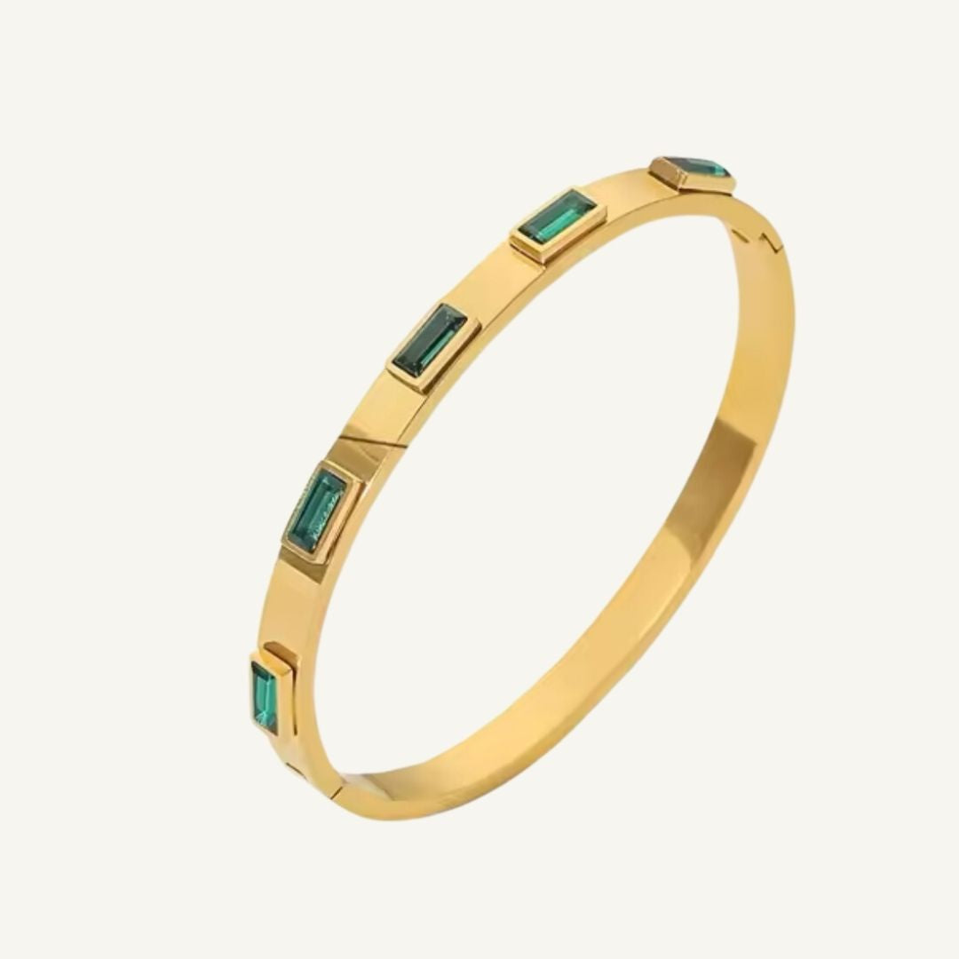 Zircon Bangle Bracelet