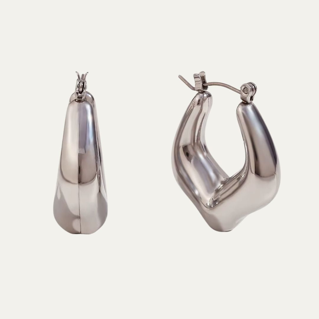 Retro Hoop Earrings