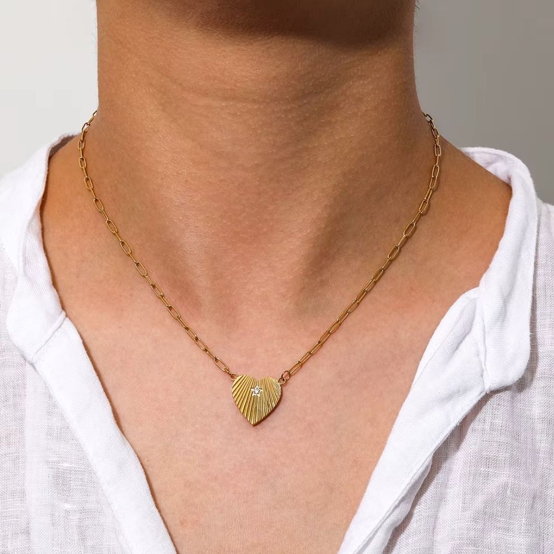 Heart Chain Necklace