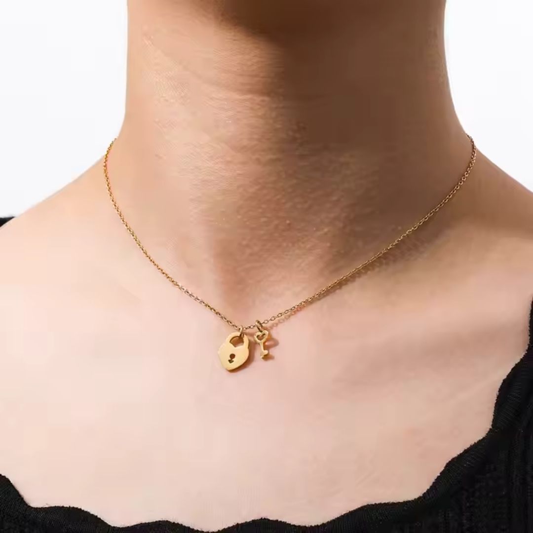 Heart Key Necklace