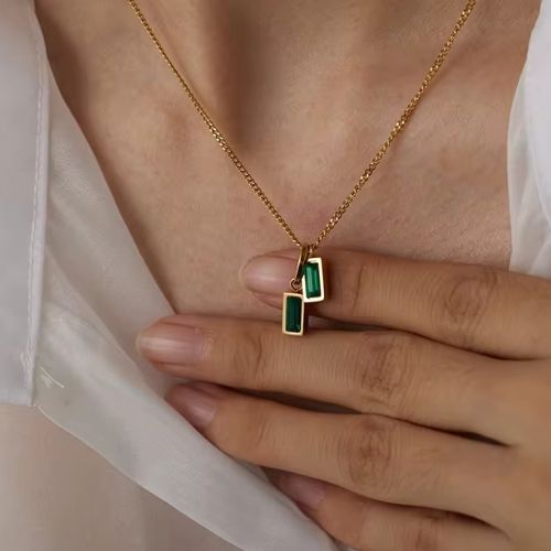 Green Gem Necklace