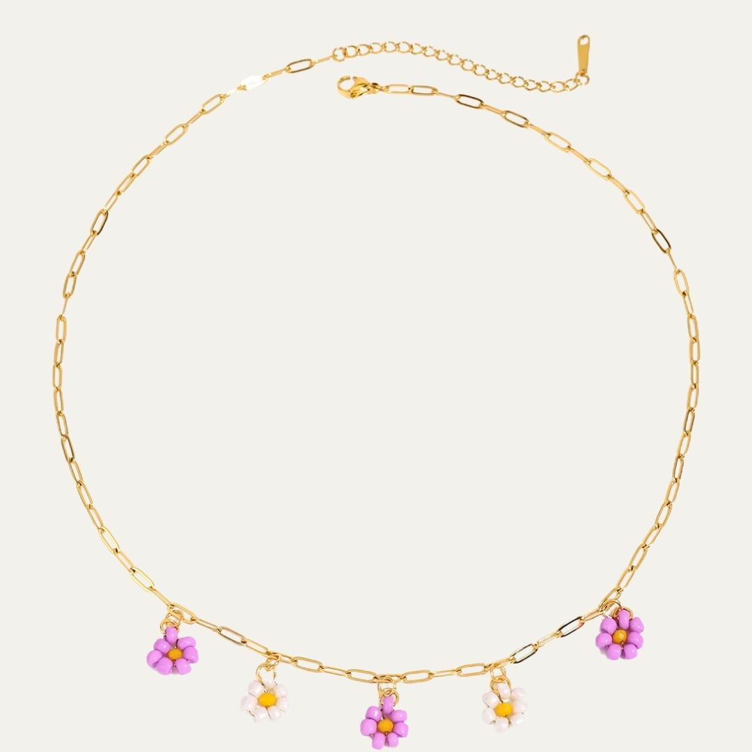 Flowers Chain Necklace