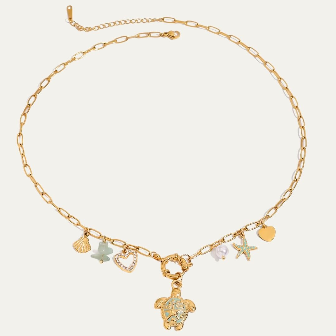 Turtle Summer Chain Necklace