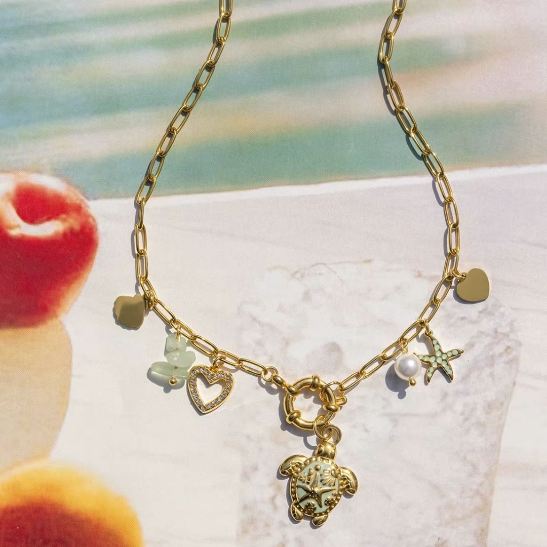Turtle Summer Chain Necklace