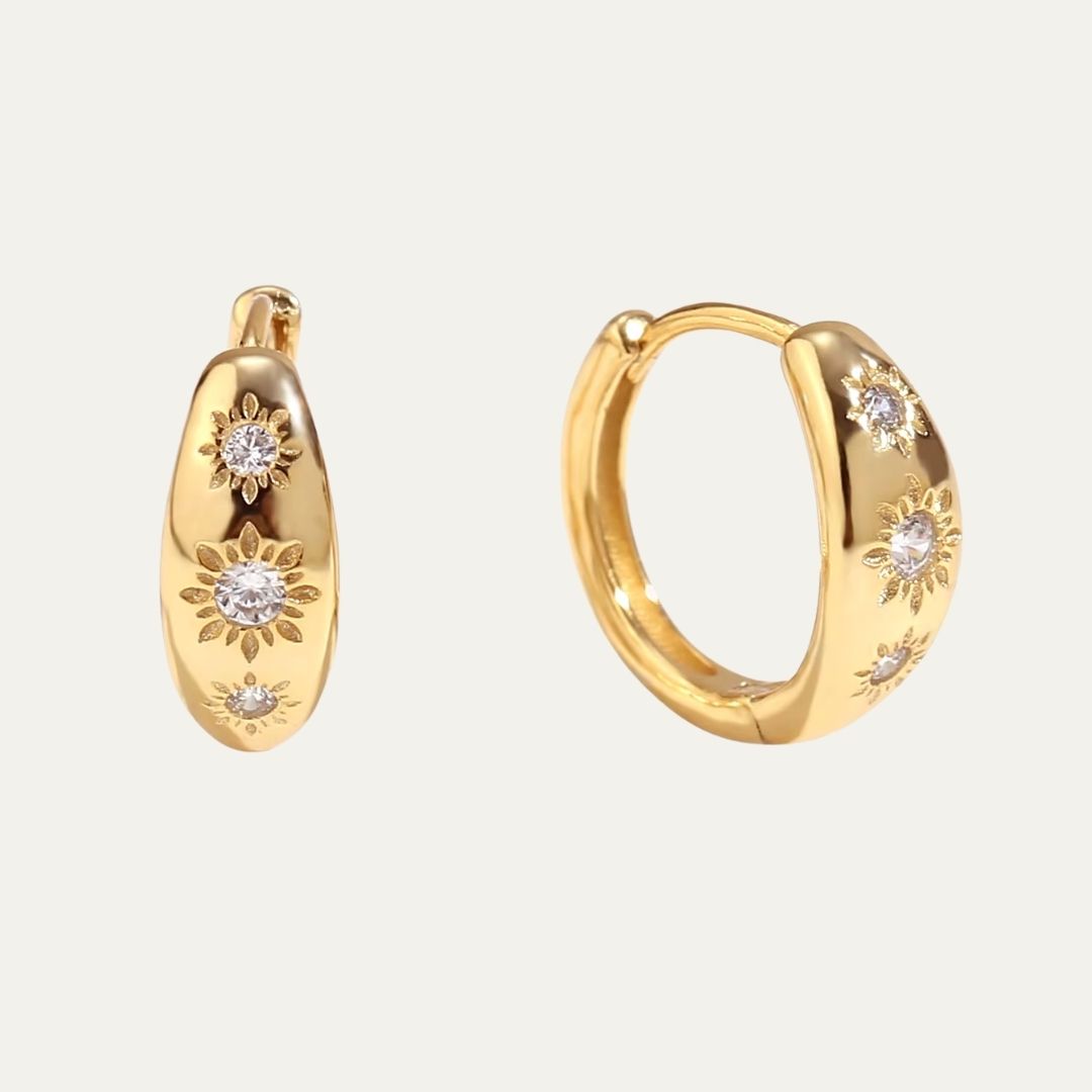 Stars Hoop Earrings