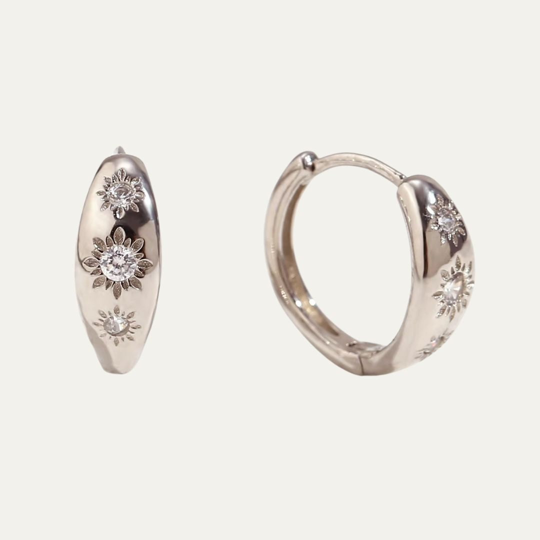 Stars Hoop Earrings