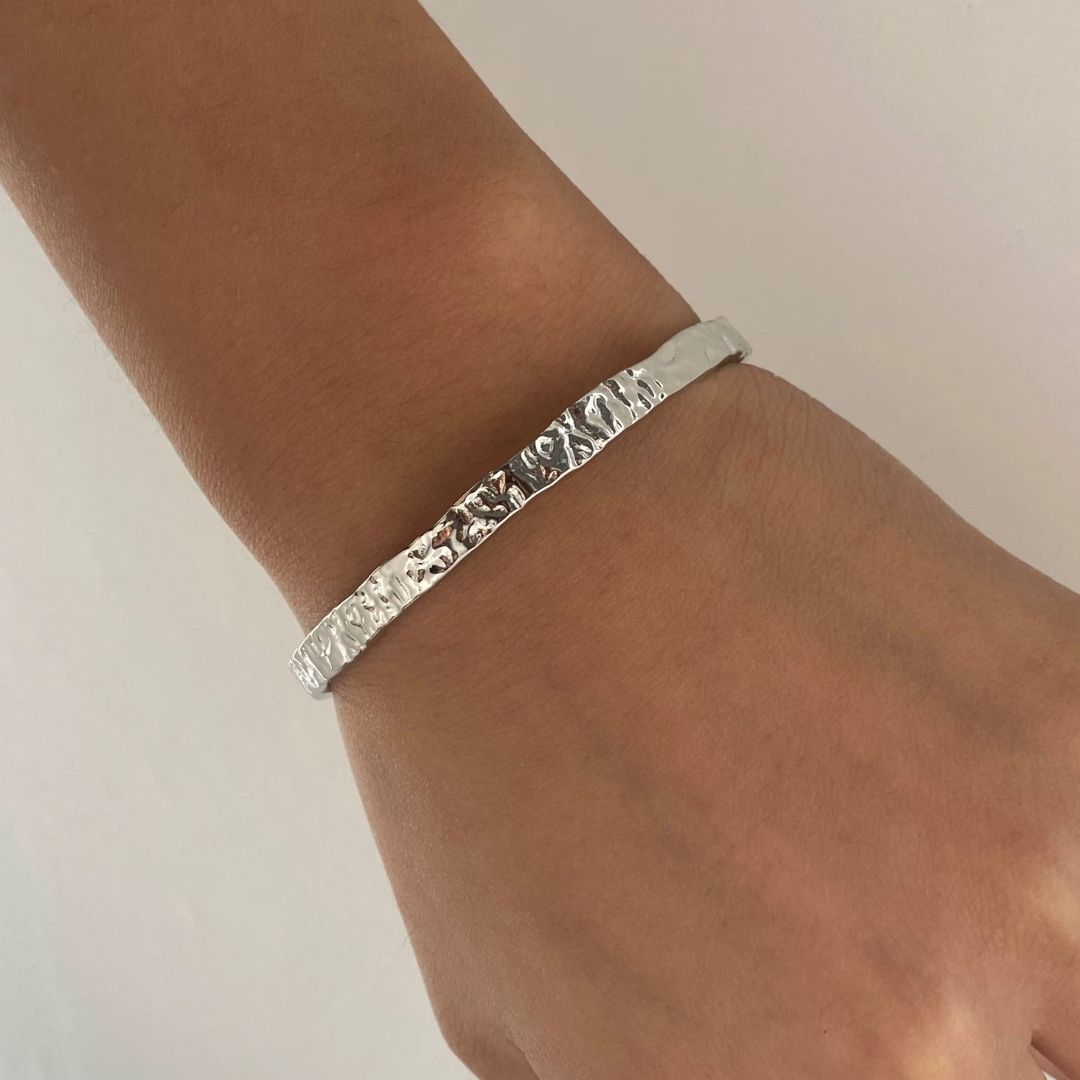 Fine Cuff Bangle Bracelet