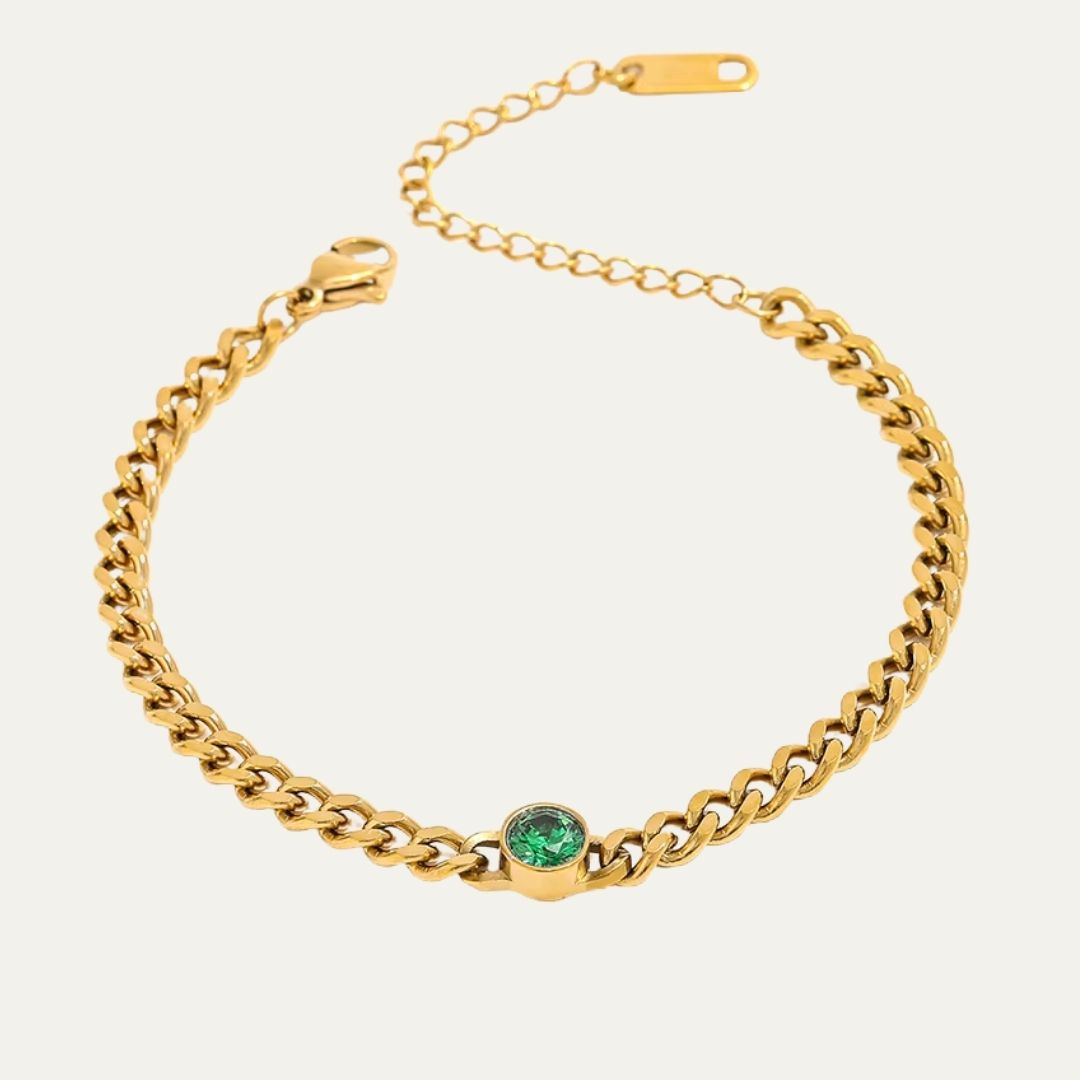 Zircon Chain Bracelet