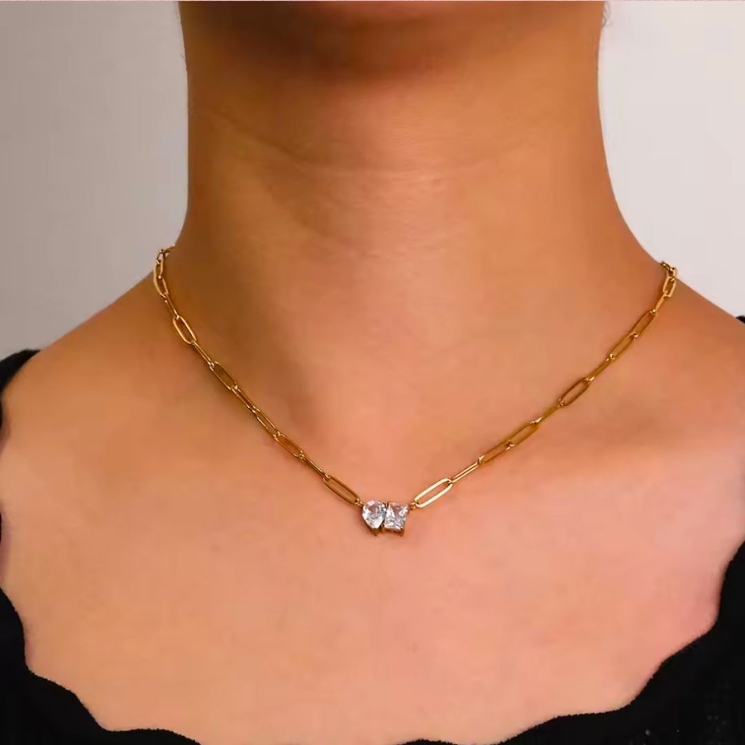 Zircon Chain Necklace
