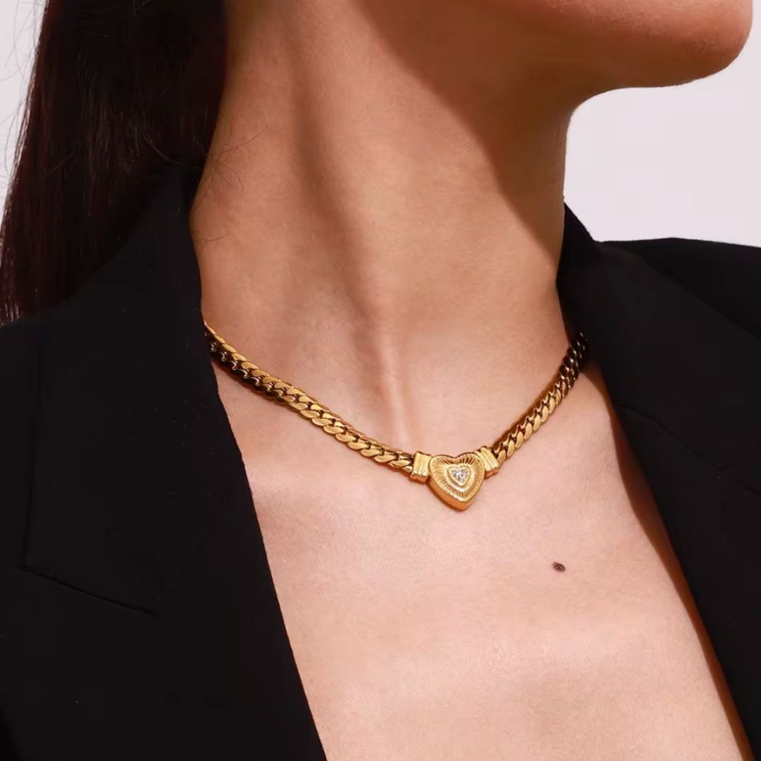 Heart Chain Necklace