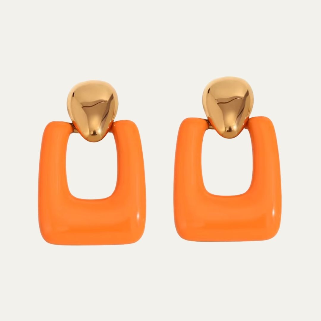 Rectangular Summer Earrings