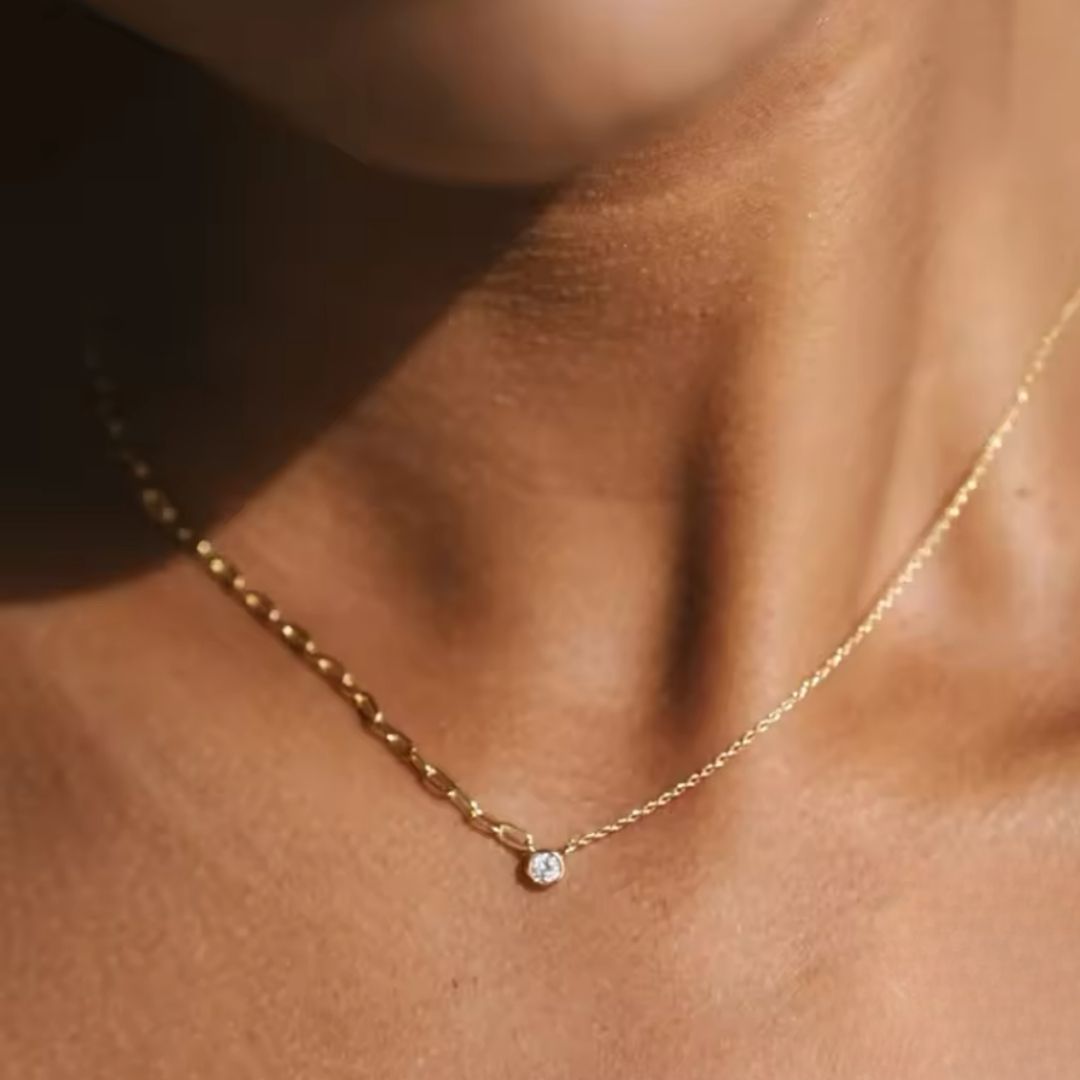 Asymmetrical Chain Necklace