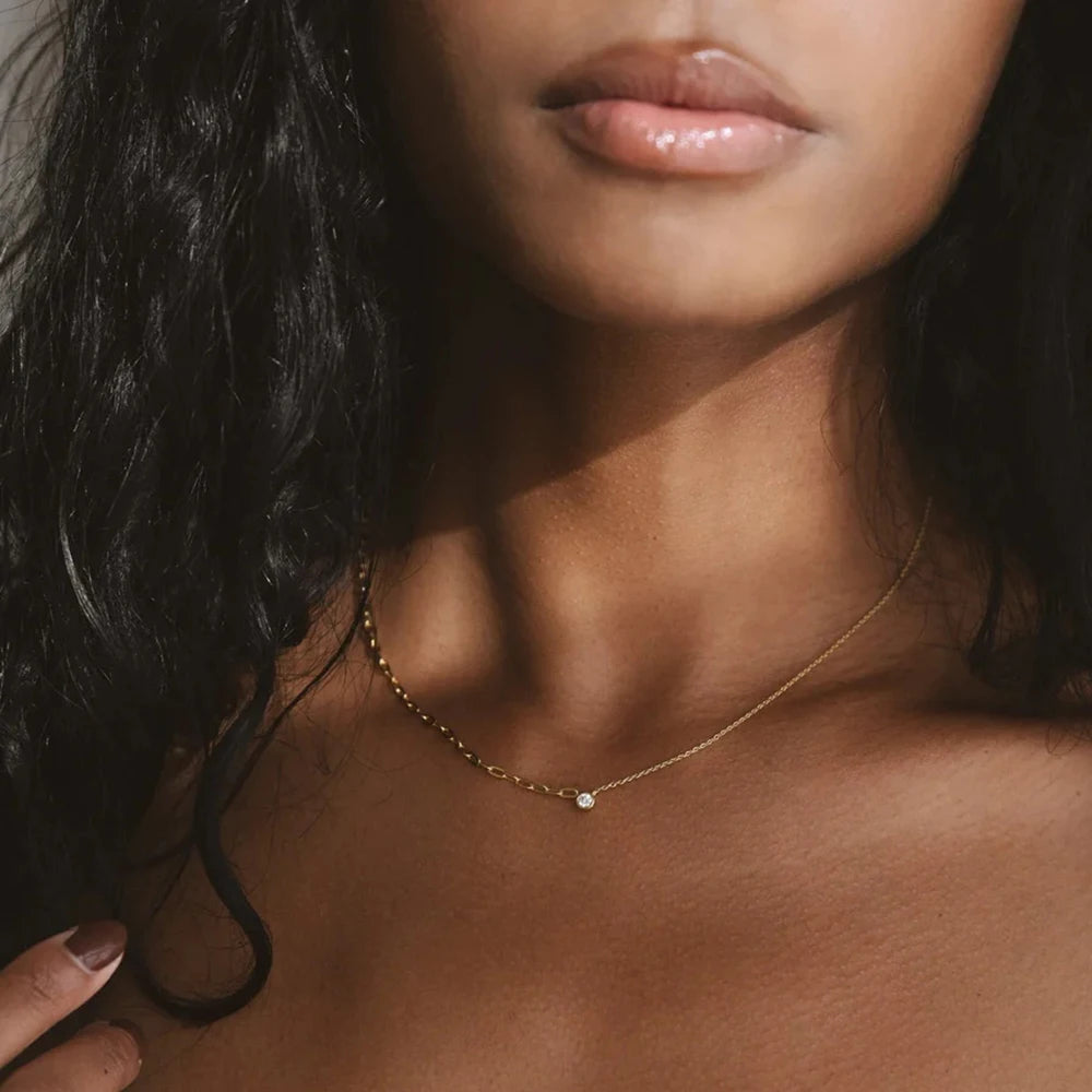 Asymmetrical Chain Necklace