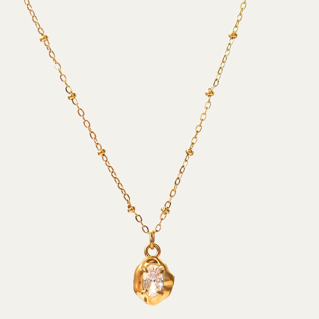 Zircon Pendant Necklace